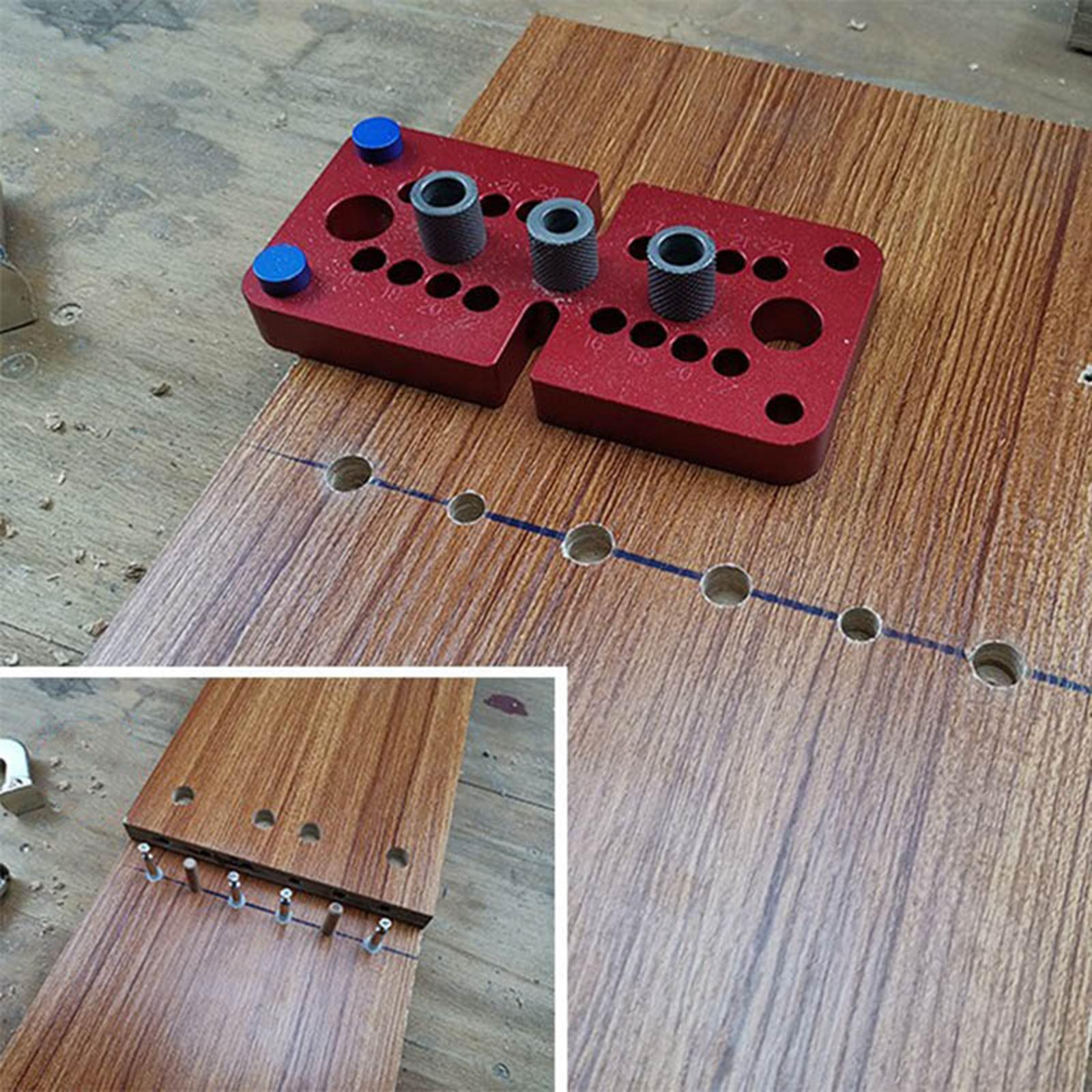 Dowel Jig Punch Hole Drilling Guide Positioner Positioning Puncher Locator