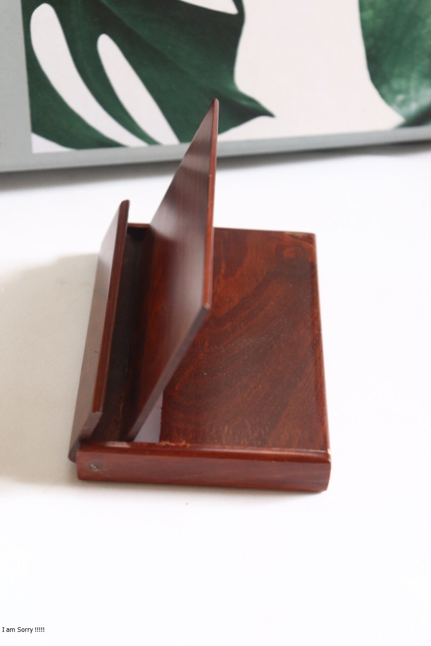 Hộp gỗ đựng danh thiếp  gỗ quý màu đỏ