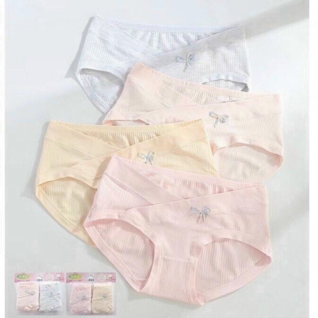 Quần lót bầu 2MAMA cotton bông thấm hút có lớp đáy quần mềm nhẹ V100