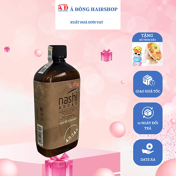 DẦU XẢ PHỤC HỒI NASHI ARGAN SIÊU MỀM MƯỢT THƠM LÂU 500ML