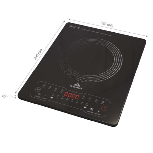 Bếp Từ Đơn Cao Cấp Hòa Phát HPC D12A2 - Hàng Chính Hãng