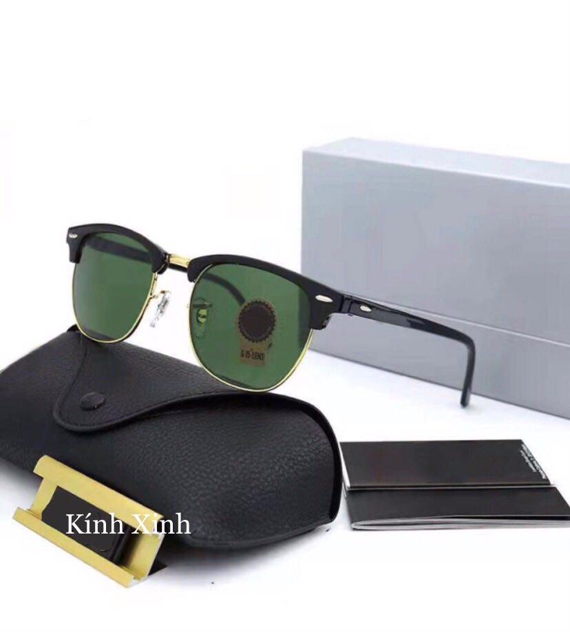 Kính râm Club Nửa Viền Dáng Cổ Điển Thời Trang