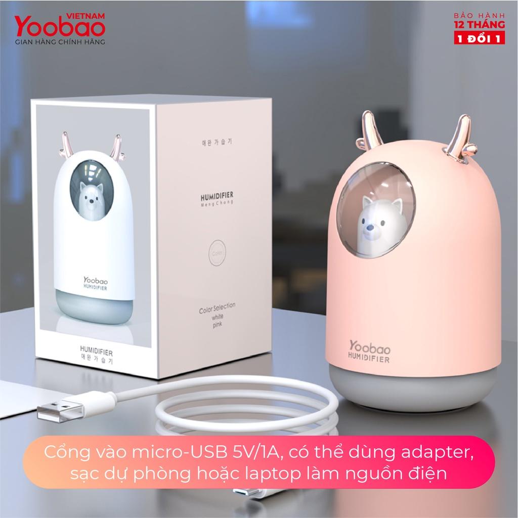 Máy phun sương tạo độ ẩm YOOBAO M106 giúp tạo độ ẩm bảo vệ chống khô da Dung tích 300ml - Hàng nhập khẩu