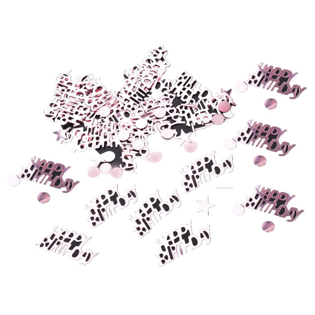 Decorative Table Confetti Birthday Party Confetti Rose Gold Sprinkles 30g