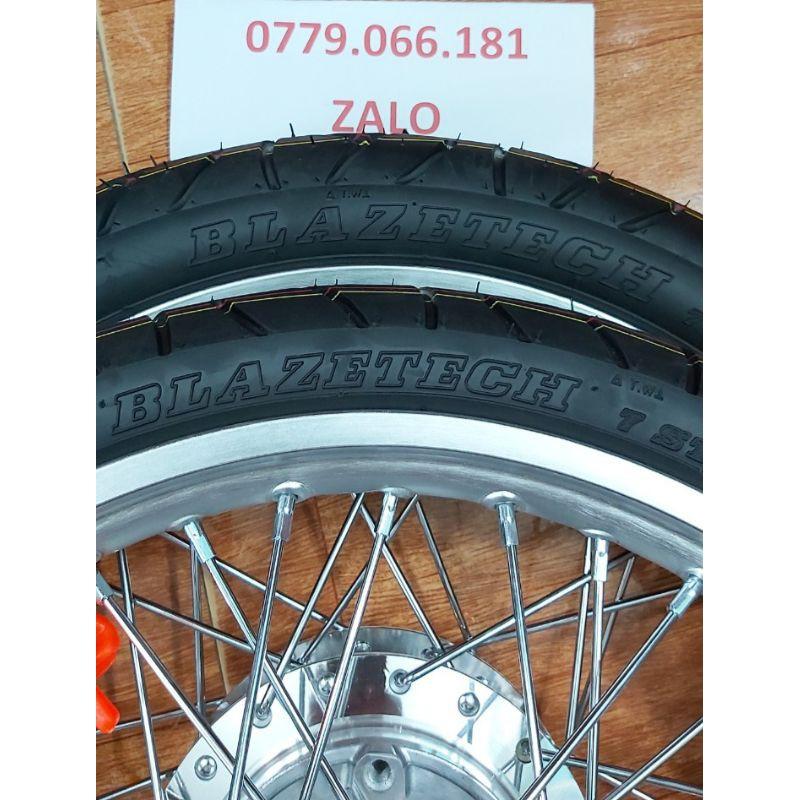 BÁNH CĂM CHO XE EXCITER 135 HOẶC EXCITER 150 NIỀNG BANZAI VỎ RUỘT BLAZETECH THÁI ĐÙM MA CROM ĐÃ RÚT CĂM VÔ VỎ RUỘT