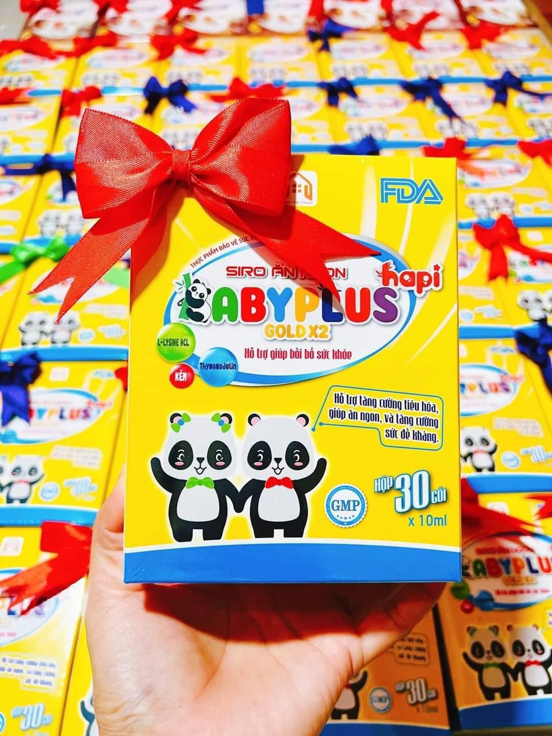 2 siro ăn ngon babyplus tặng set yến 6 hũ