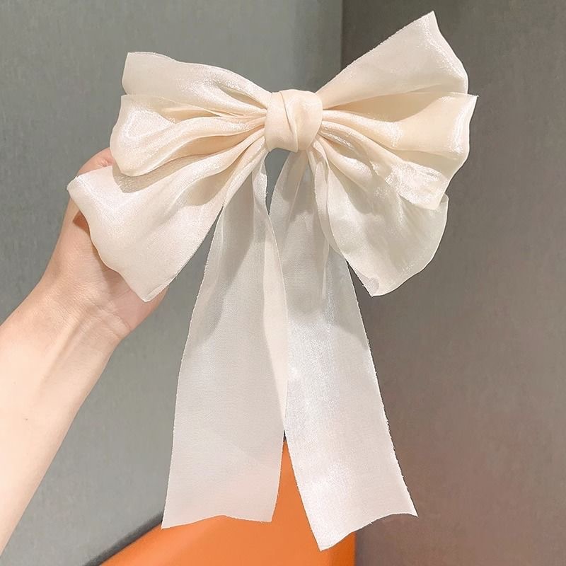 Kẹp tóc nơ phong cách ngọt ngào, đồ làm đẹp cho tóc nữ