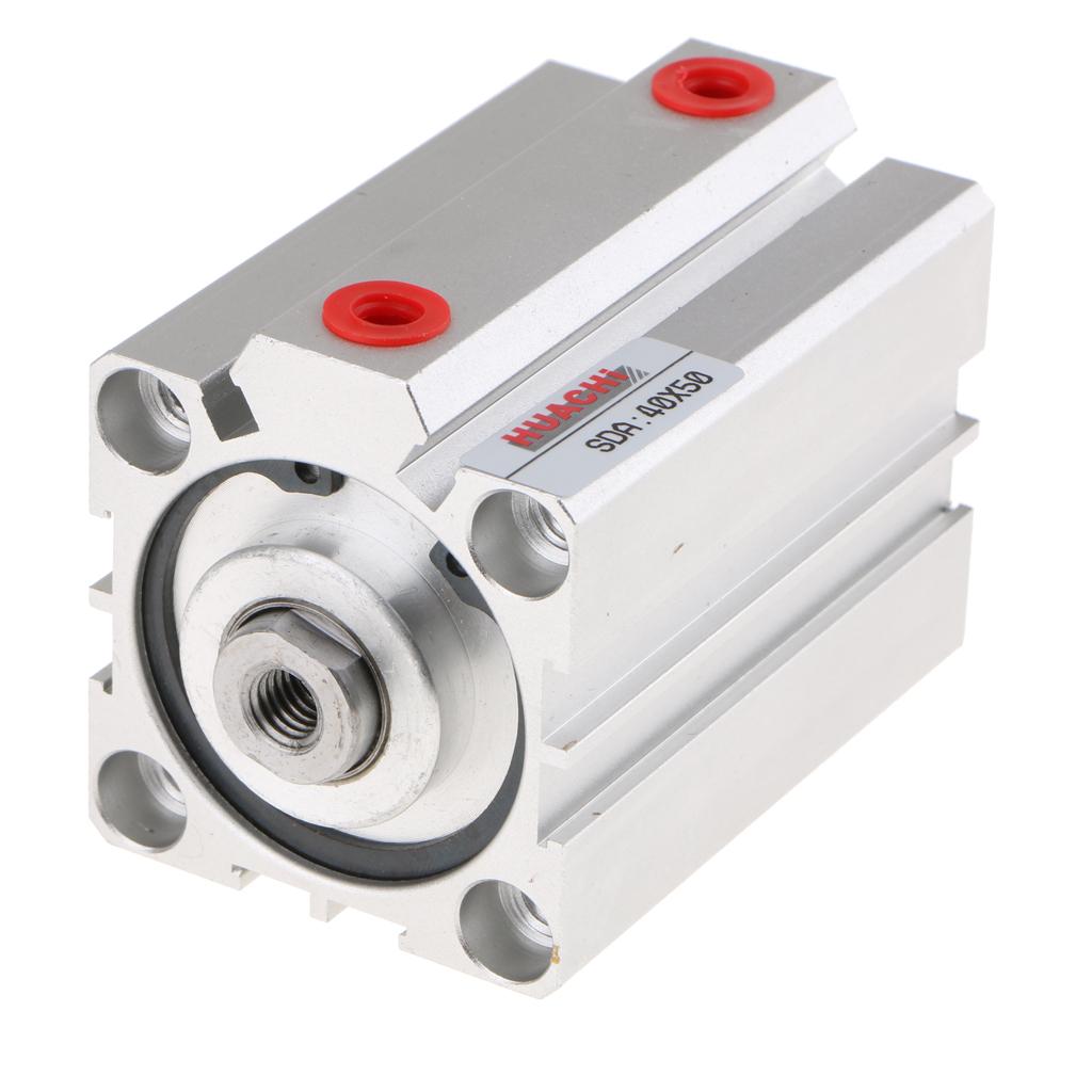 Pneumatic Element 40mmx50mm Double Action Thin Air Cylinder SDA40X50