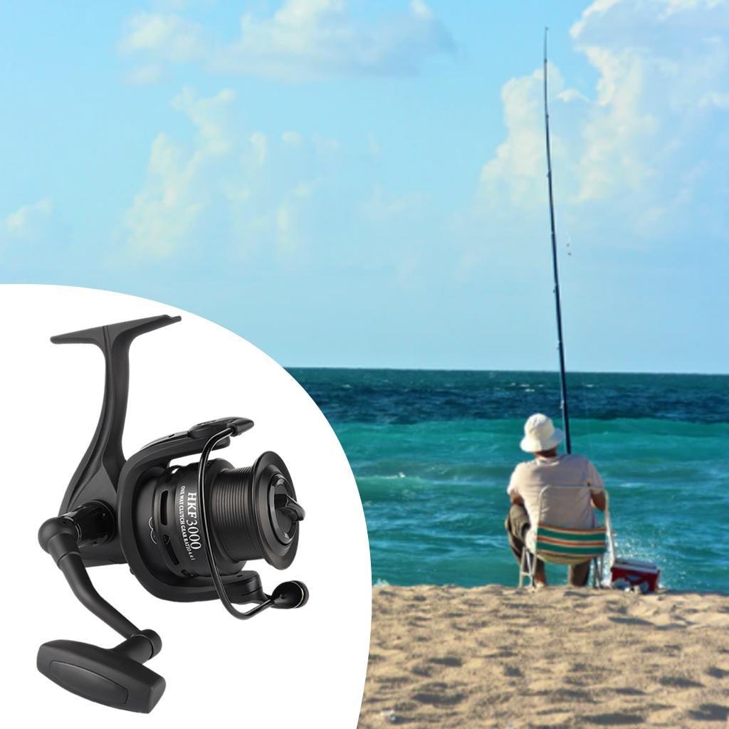 Fishing Reel Smooth High Speed Powerful 5.2:1/4.4:1 Gear Ratio Smooth Fishing Reels 3000-6000 for Lake Boat Ice Fishing