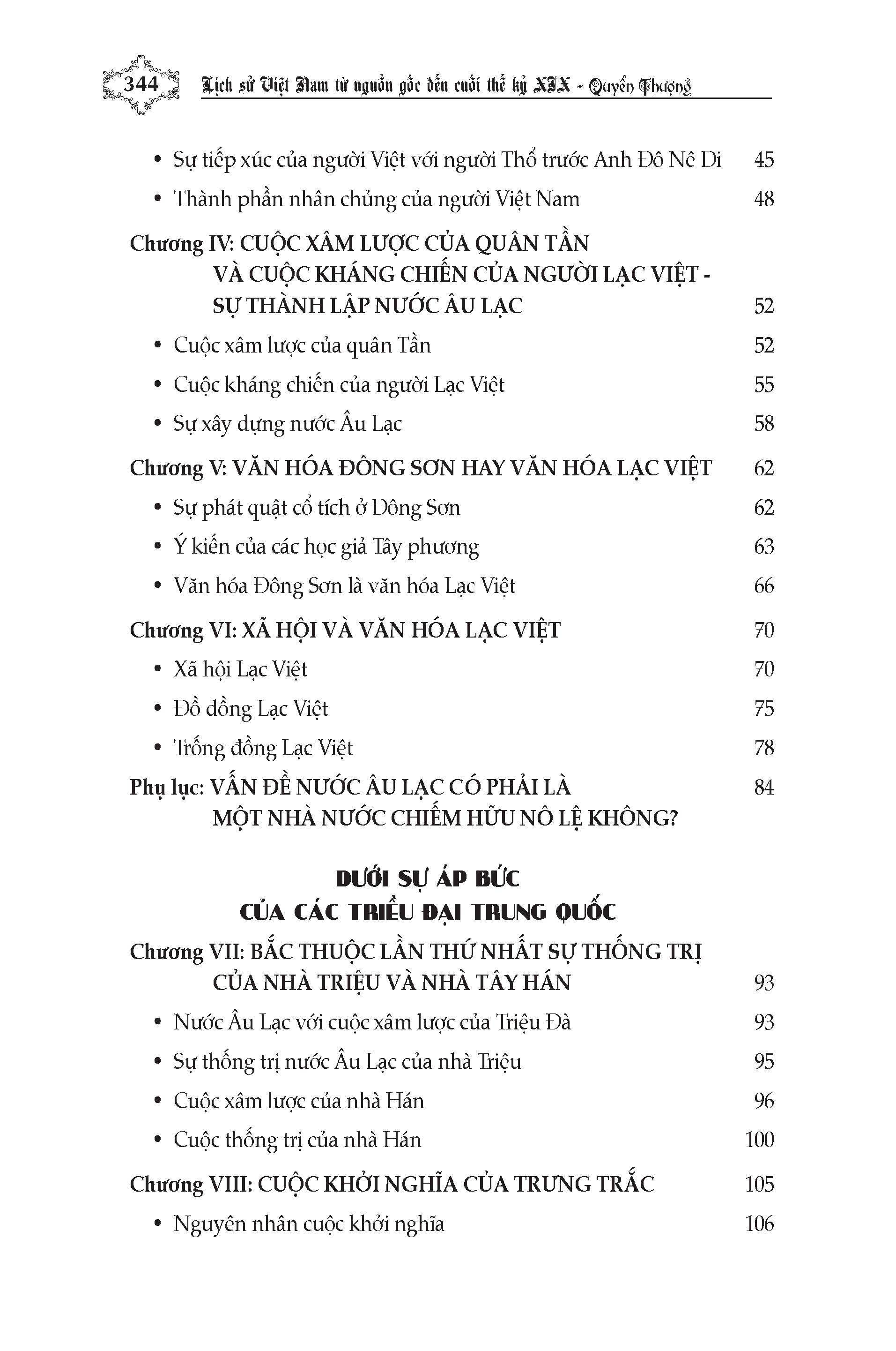 Lịch Sử Việt Nam Từ Nguồn Gốc Đến Cuối Thế Kỷ XIX - Quyển Thượng