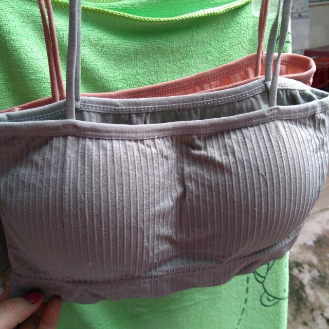 Hình thật 5 áo bra dáng bảng thun gân cao cấp