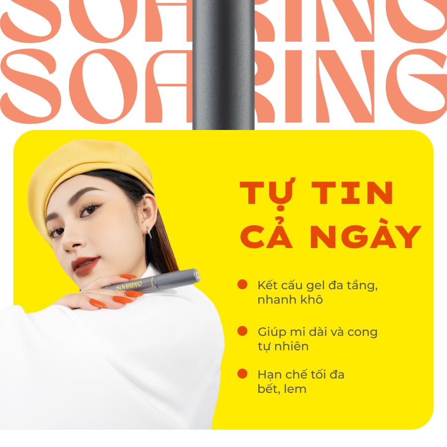 Chuốt mi tơi dài lâu trôi Lemonade Soaring Mascara 6ml