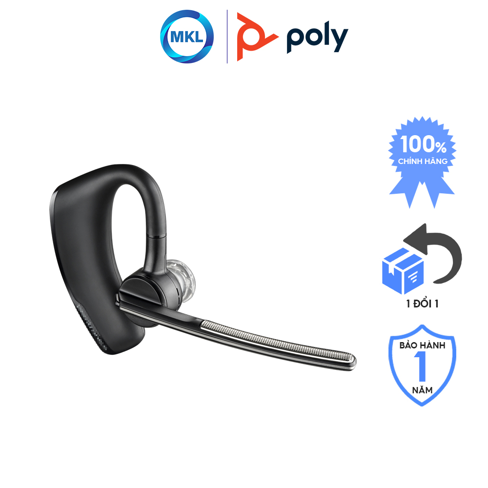 [Tặng USB UP200 256GB] Tai Nghe Không Dây Nhét Tai, Bluetooth, Có Mic Khử Tiếng Ồn Poly Plantronics Voyager Legend  - Hàng chính hãng