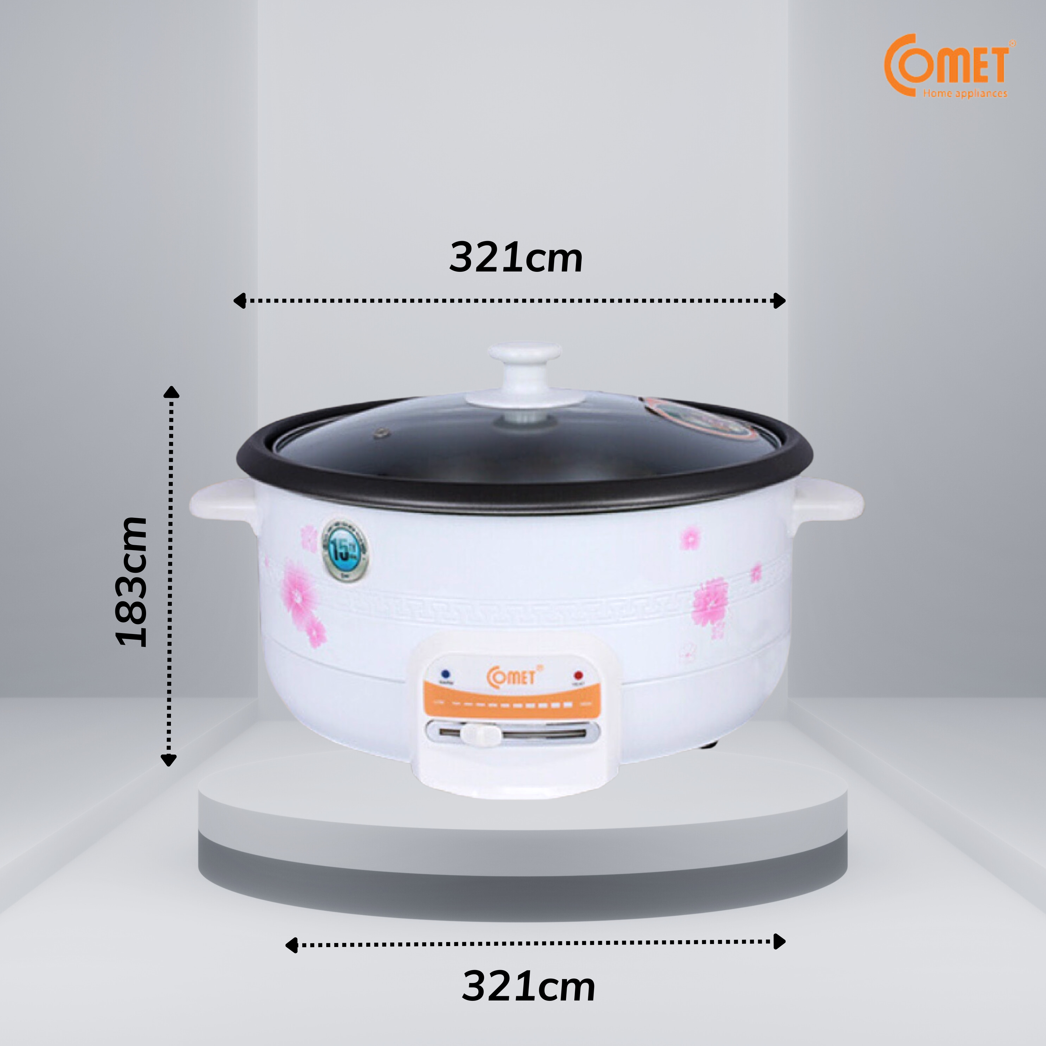 Nồi Lẩu Điện Comet CM7731 - Hàng Chính Hãng