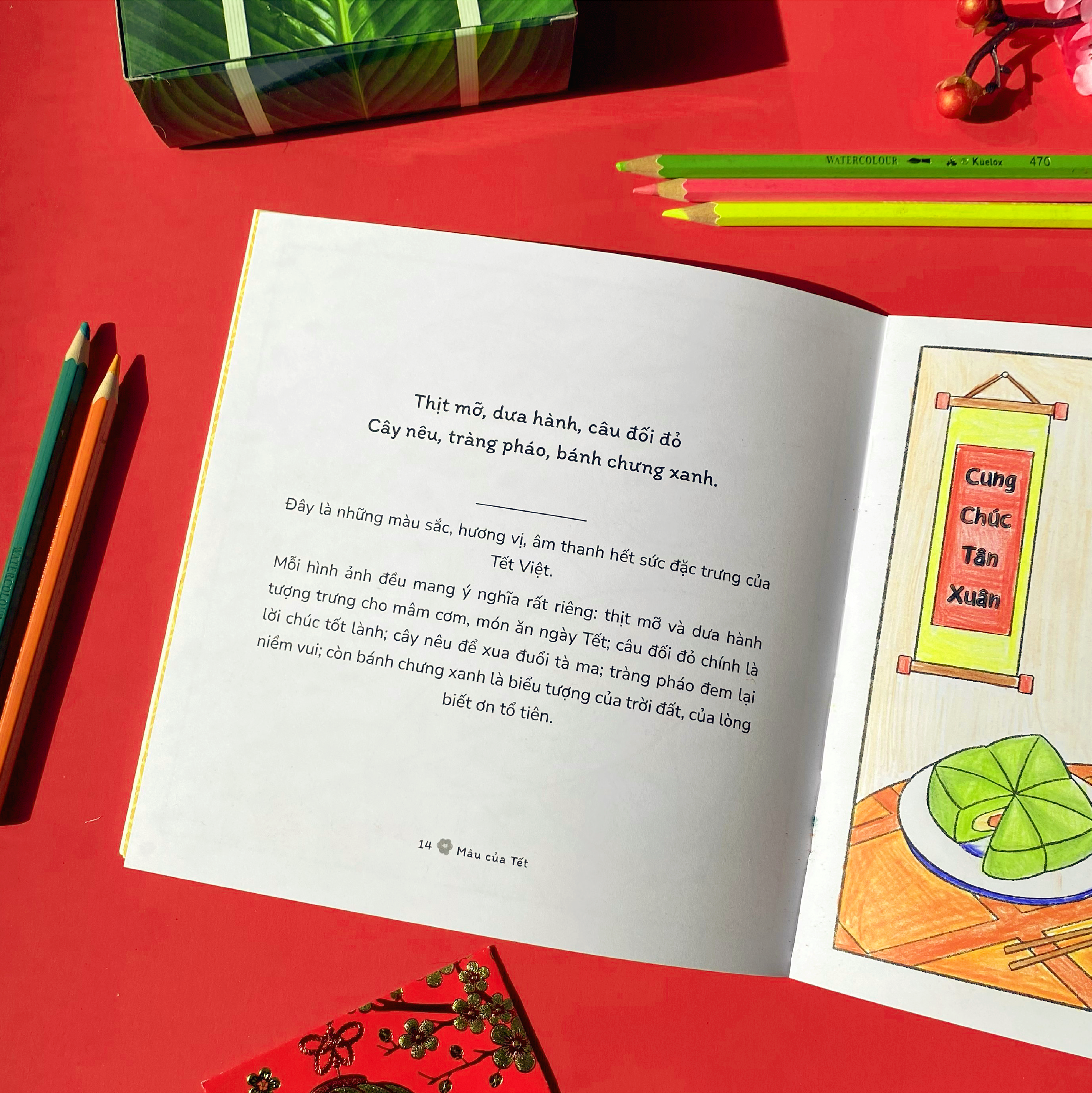 Sách - Màu Của Tết - Kể Chuyện Tết Xưa Tô Màu Tết Nay