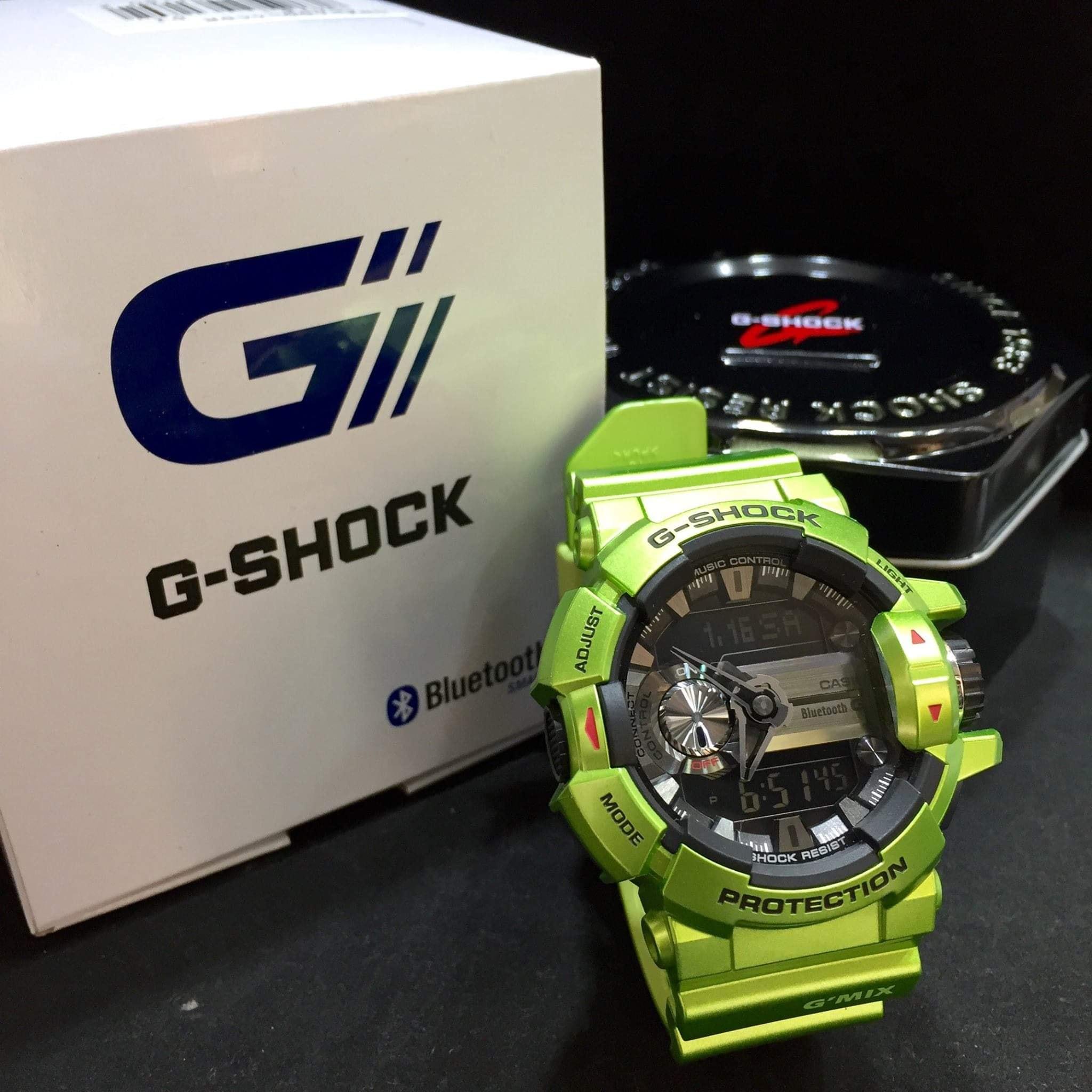 Đồng Hồ Nam Dây Nhựa Casio G-Shock GBA-400-3BDR | Bluetooth | GBA-400-3B