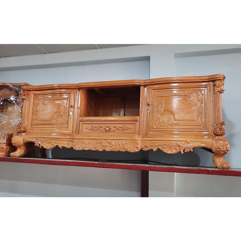 KỆ TIVI GỖ GÕ ĐỎ 1M80, TỦ TIVI BẰNG GỖ , KỆ TỦ PHÒNG KHÁCH TIVI