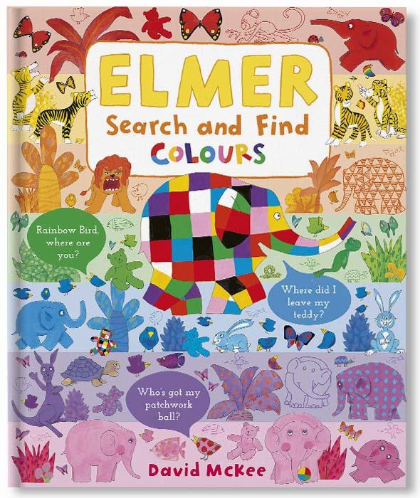 Elmer Search and Find Colours