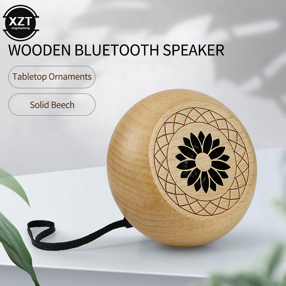 Loa tương thích Bluetooth bằng gỗ không dây di động phù hợp cho máy tính xách tay điện thoại ngoài trời máy tính xách tay màu máy tính để bàn: Thông tư 2