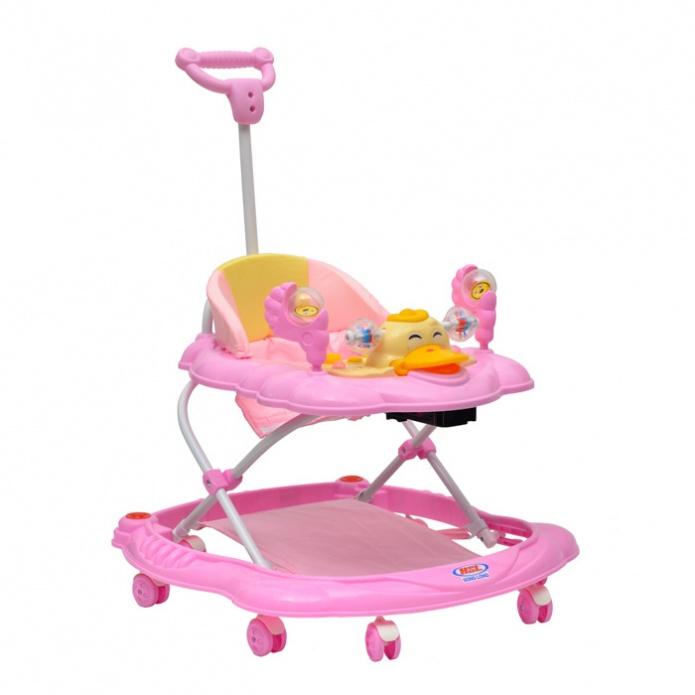 XE TRÒN TẬP ĐI CÓ CÁN ĐẨY - Xe Tròn Tập Đi Cho Bé Có Nhạc Vui Nhộn Điều Chỉnh Được Độ Cao Hàng Cao Cấp. .