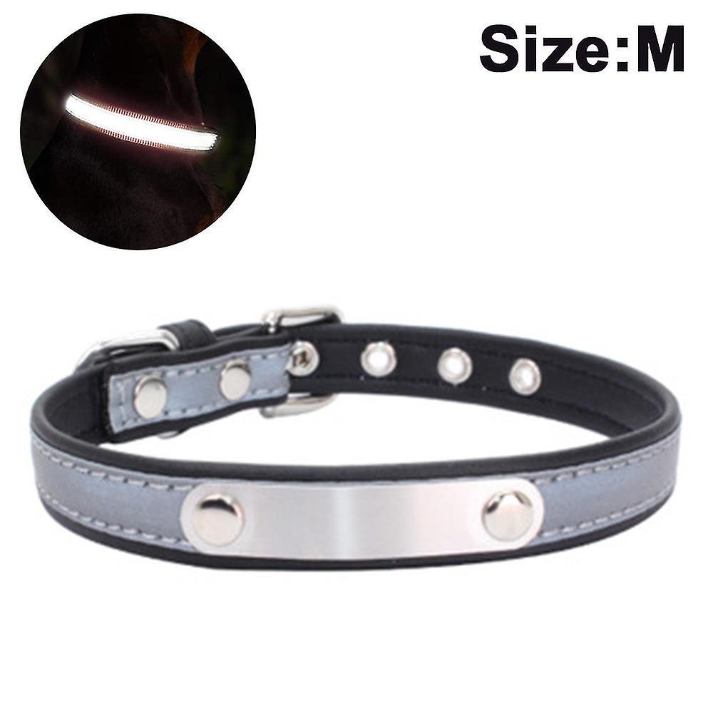 Vòng cổ chó với nhãn khắc