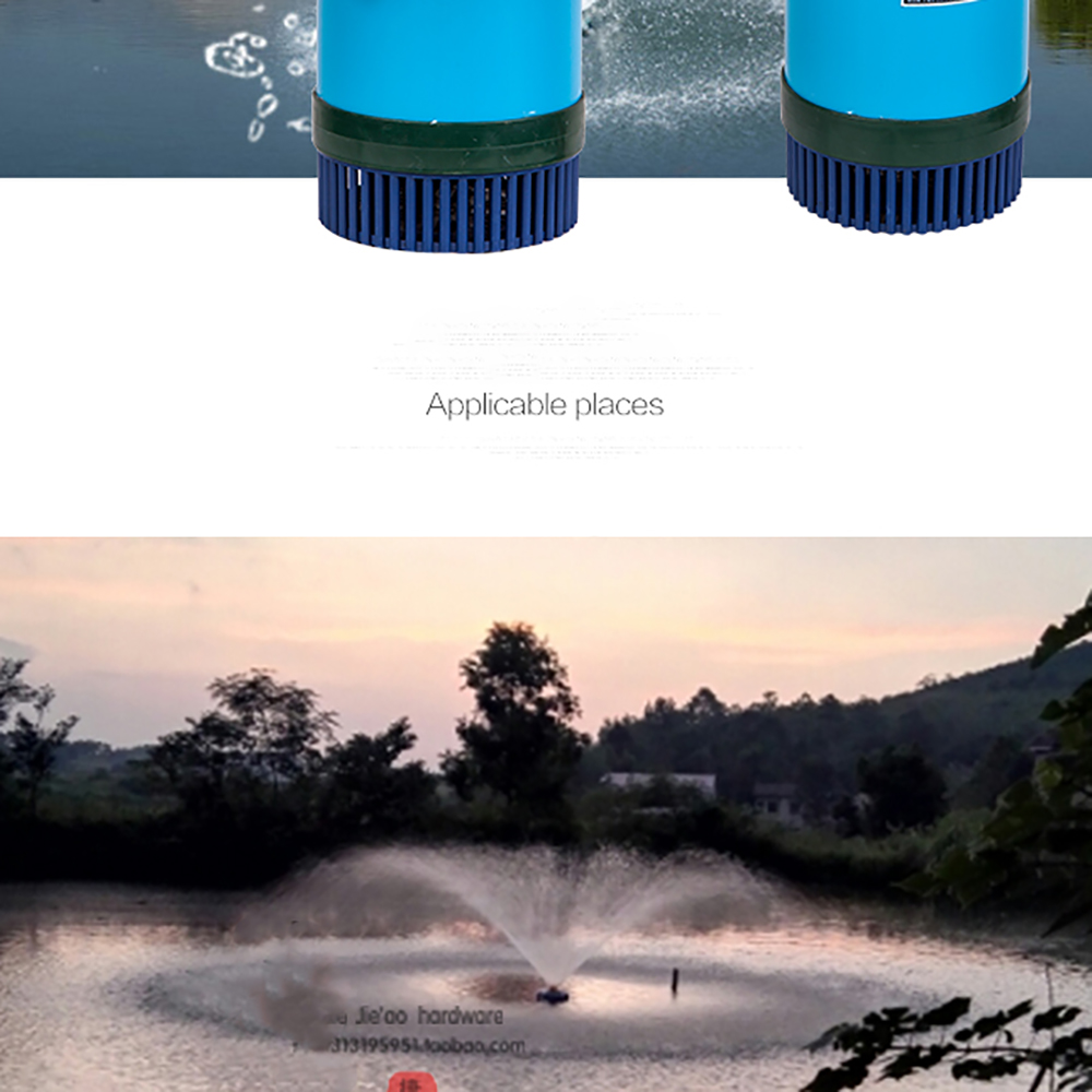 Máy bơm phun mưa ABG LV-1100P76-TM, Bơm Tưới Phun Mưa,Máy Bơm Tạo Luồng Oxy 1100W, Có Chức Năng Đẩy Nước Tạo Độ Bắn, Ứng Dụng Trong Ngành Nuôi Trồng Thủy Hải Sản - Hàng Chính Hãn