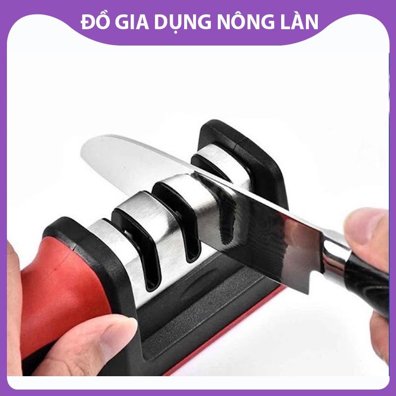 Dụng cụ mài dao kéo NL đa năng 3 Cấp Độ Cầm Tay  Mài Dao Nhanh Tiện Lợi giá dẻ bảo hành 6 tháng