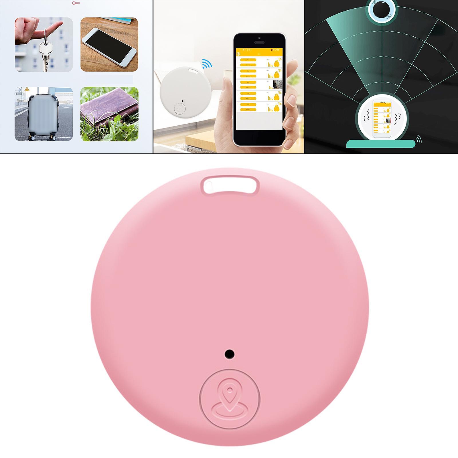 Set of 2 Bluetooth Tracker Locator Device with App Photo Control for Wallet