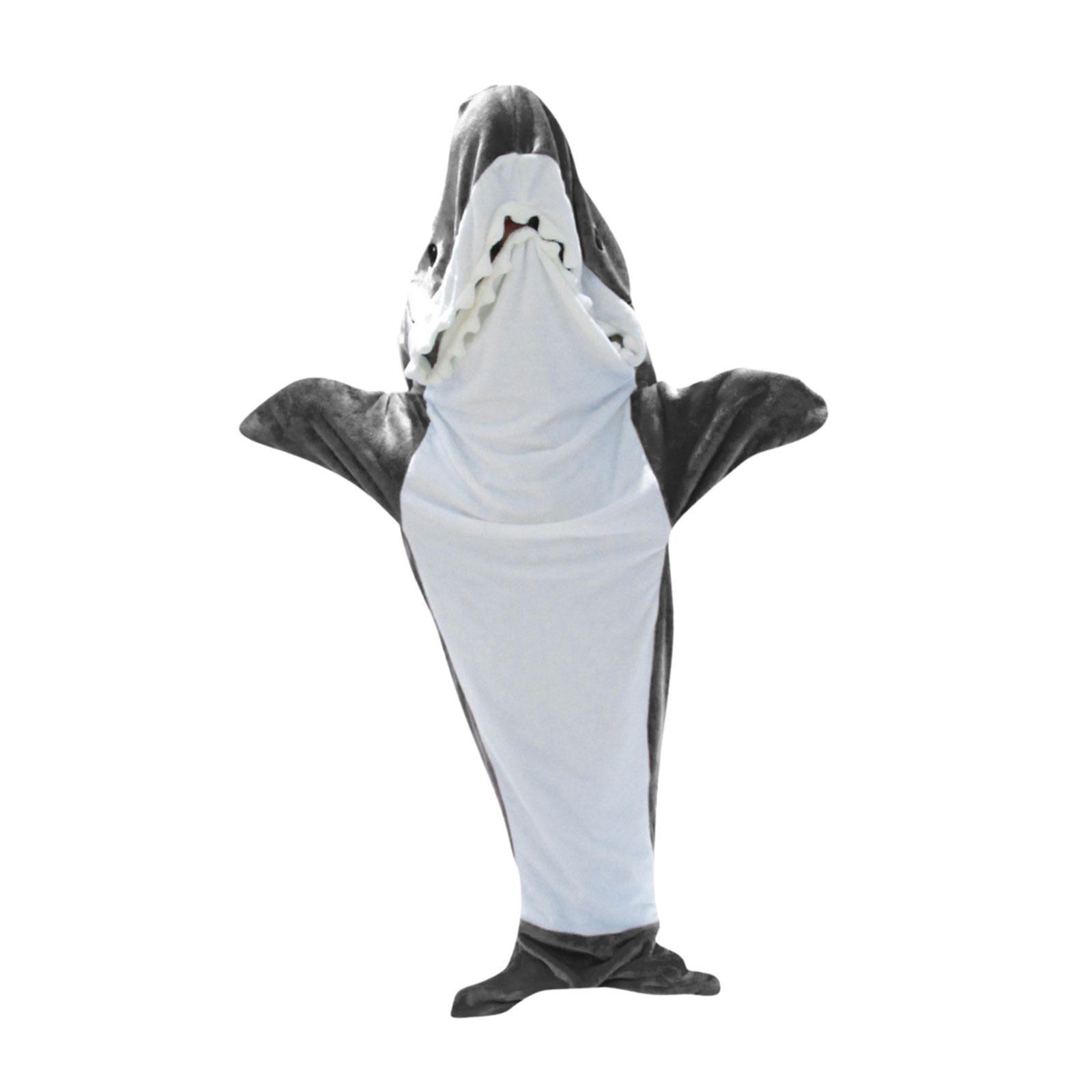 Wearable Blanket Hooded Cosplay Warm Sleepwear for Home Halloween