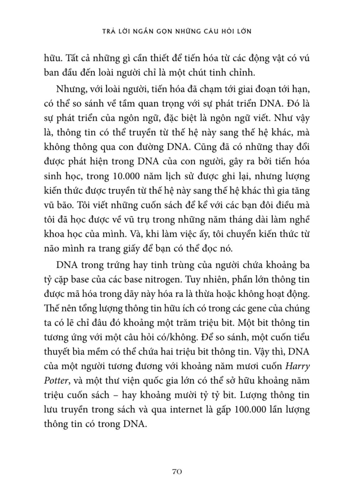 Sách Stephen Hawking - Trả Lời Ngắn Gọn Những Câu Hỏi Lớn