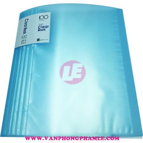 Bìa nhựa 100 lá trong A4
