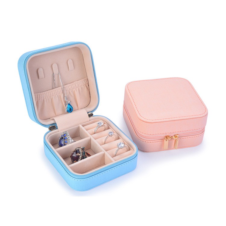 Hộp Đựng Trang Sức Bằng Da PU Cute - Giao hàng ngẫu nhiên