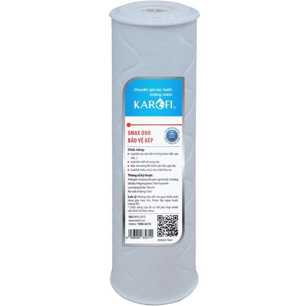 Lõi lọc nước Smax Duo 2 bảo vệ kép Karofi - Hàng chính hãng
