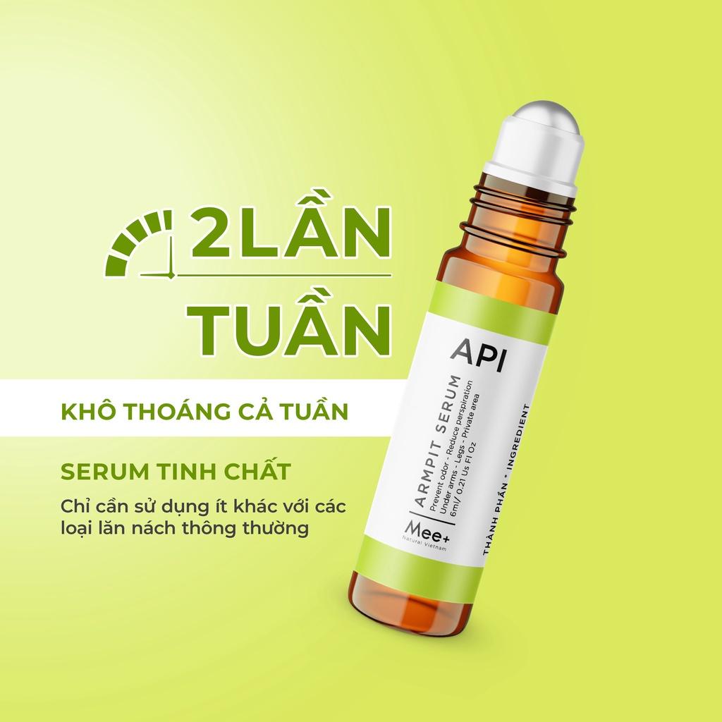 Son Nách API - Serum Trắng Nách , Lăn Nách Mee Natural Mờ Thâm Cấp Ẩm 10ml