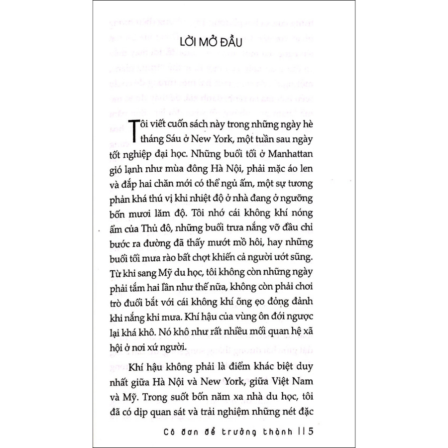 Cô Đơn Để Trưởng Thành