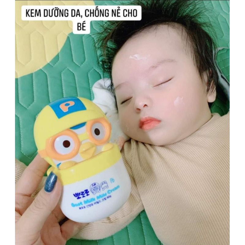 Kem dưỡng ẩm sữa dê trẻ em Goat Milk Cream Pororo Hàn Quốc 60g