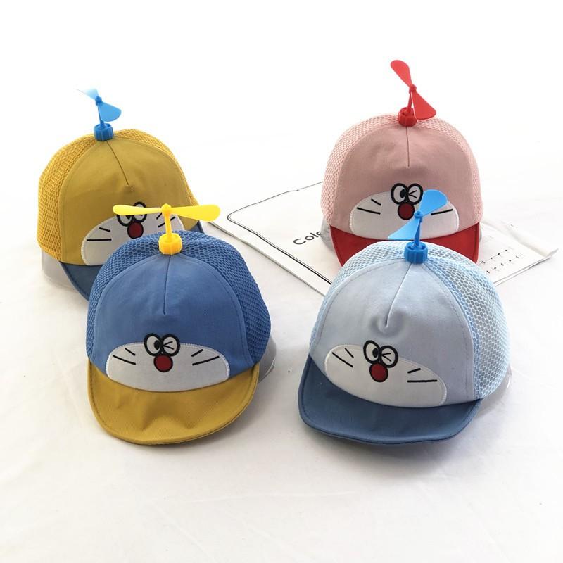 Nón mũ lưỡi chai hình chú doremon cực kute cho bé từ 5 đến 18 tháng