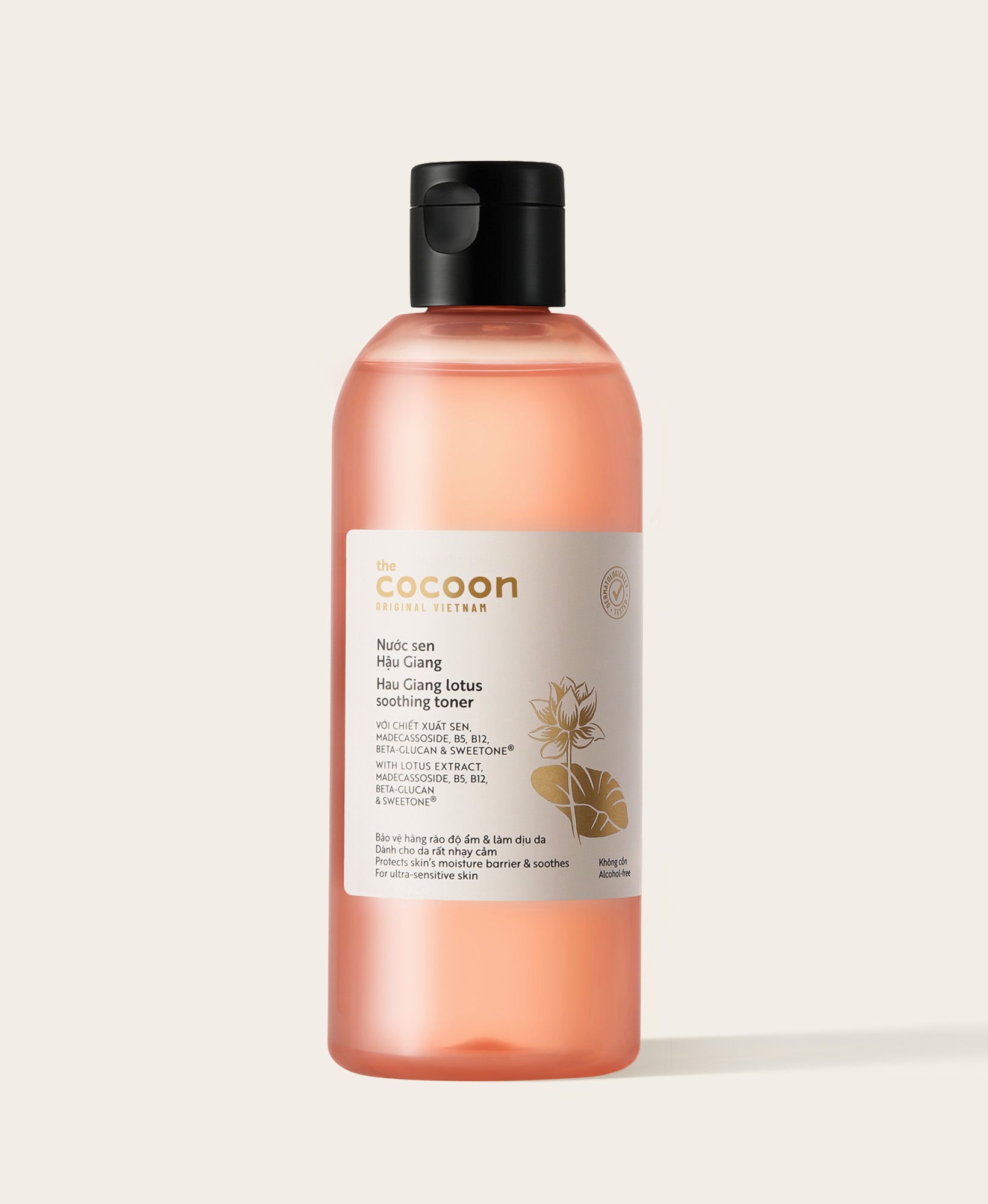 Toner nước cân bằng da SEN Hậu Giang cocoon 310ml Thuần Chay