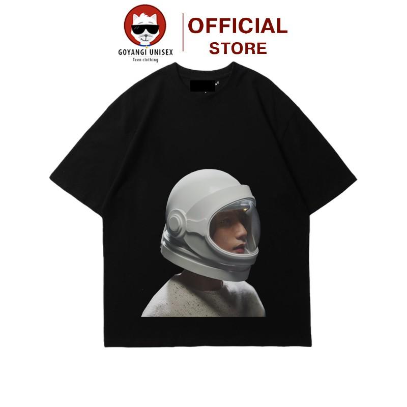 Áo thun tay lỡ goyangi unisex Sơn tùng nam nữ form rộng oversize phong cách Hàn Quốc