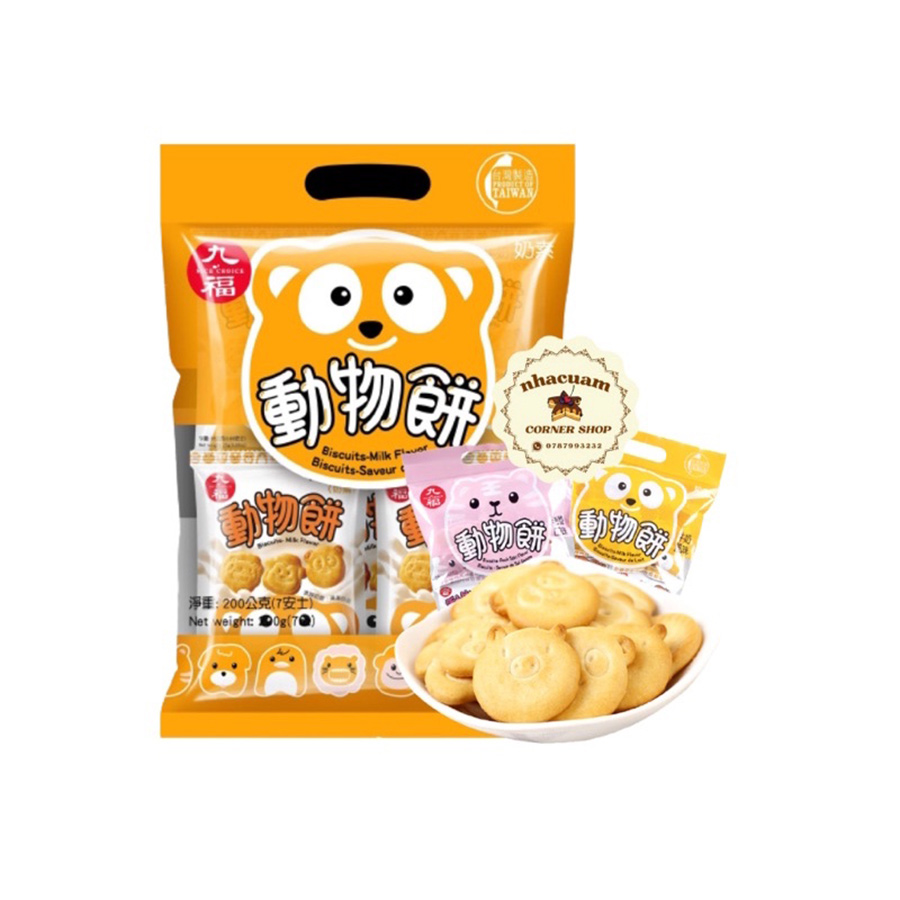 Bánh quy HURNG FUR vị sữa Biscuits - Milk Flavor 200g