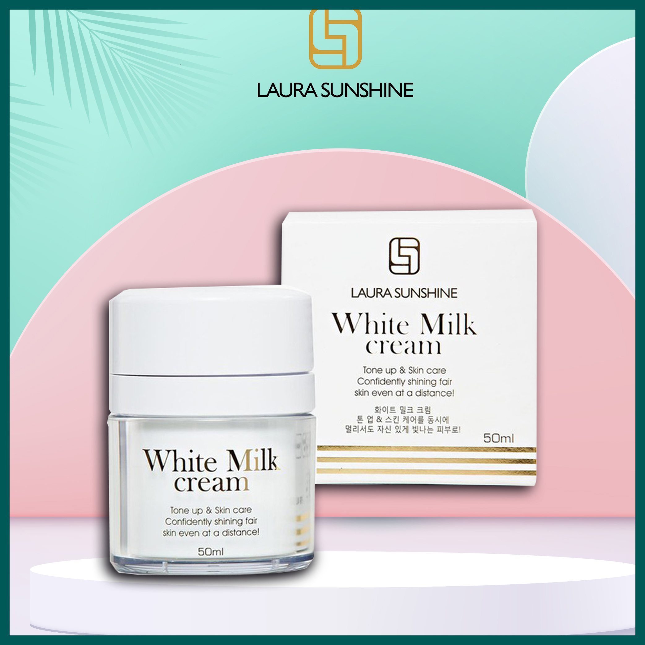 LAURA SUNSHINE WHITE MILK CREAM - Kem Sữa Trắng Da Mặt (Ban ngày) - Mỹ Phẩm Nhật Kim Anh