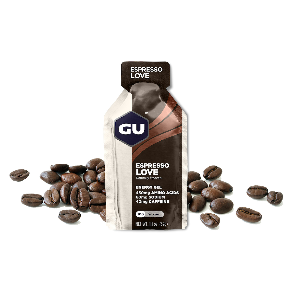 GU Energy Gel Năng Lượng Chạy Bộ Vị Espresso Love - Hương Cà Phê Tình Yêu - Combo 6 Gói