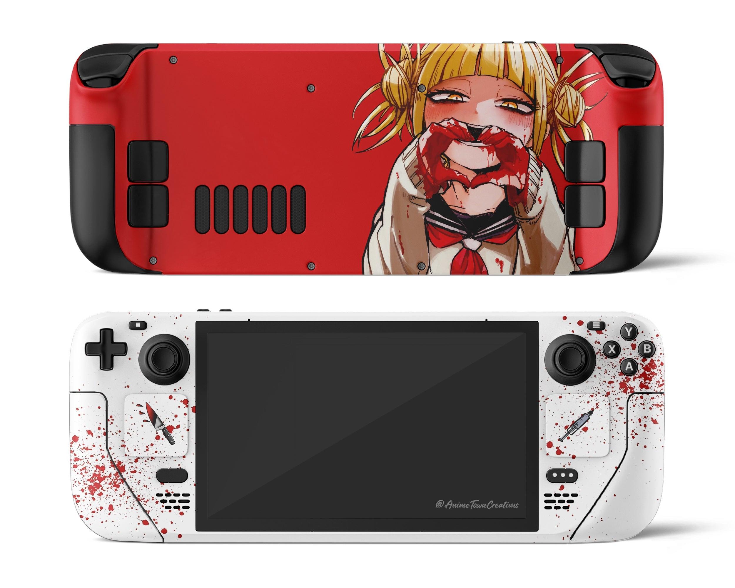 Skin dán Steam Deck mẫu My Hero Academia Himiko Toga Red (Đã cắt sẵn chi tiết, dễ dán)