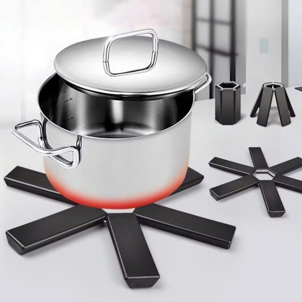 Miếng lót nồi lót cốc chịu nhiệt thông minh gấp gọn tiện lợi