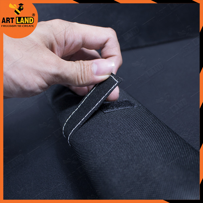 Bóp bút vải đa năng - túi cuộn bút cọ vẽ đa năng kết hợp sợi vải siêu bền