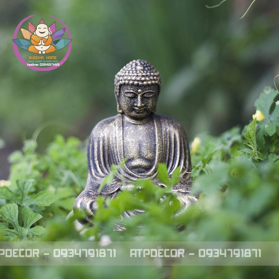 Tượng PHẬT thiền phong cách Zen Art phong thủy, trang trí hồ cá, hồ thủy sinh