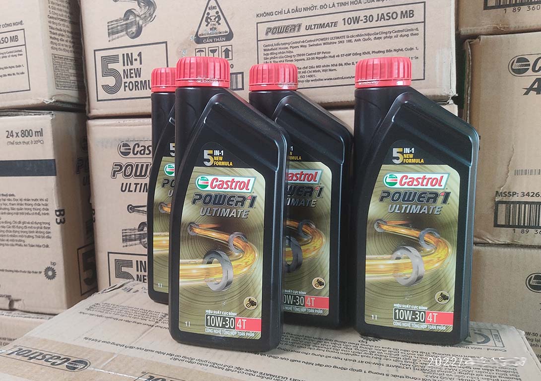 Dầu nhớt xe số Castrol Power 1 Ultimate 4T 10W-30 1Lit