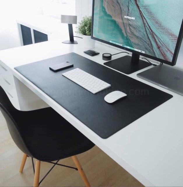 Thảm Lót Chuột Cỡ Lớn Doron - Da PU Chống Nước - Dùng Được Hai Mặt - Kiêm Deskpad Thảm Da, Trải Bàn Làm Việc - Hàng Nhập Khẩu