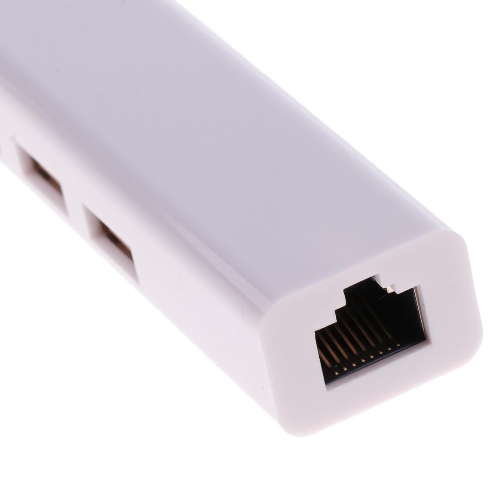 Type C To RJ45 USB-C Adapter Ethernet Converter 3-Port USB Hub For Devices