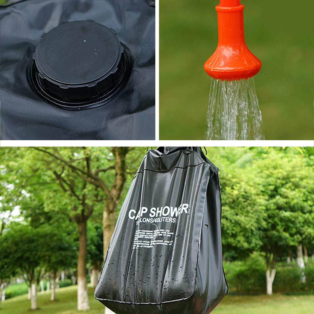 Túi tắm du lịch 40L làm từ vật liệu PVC không độc hại và hiệu suất hấp thụ nhiệt tốt